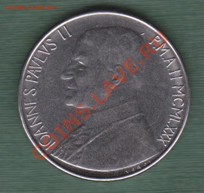 Ватикан, 100 Лир 1980 (08.11) - v14