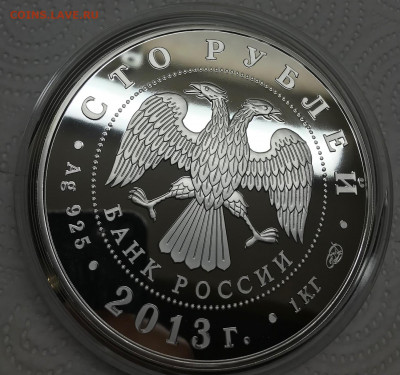 100 рублей 2013 Динамо 1 кг Ag до 21.30 МСК 24.12.21 - IMG_7283