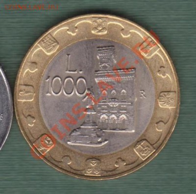 Сан Марино, Биметалл 1000 Лир 1997 - s39
