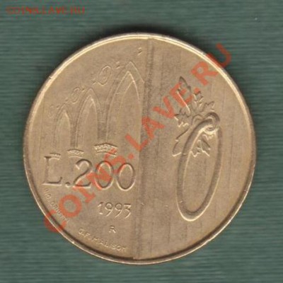 Сан Марино, 200 Лир 1993 (08.11) - s47