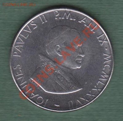 Ватикан, 100 Лир 1987 (08.11) - v40