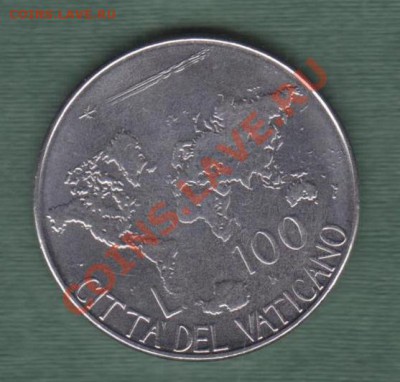 Ватикан, 100 Лир 1985 (08.11) - v41