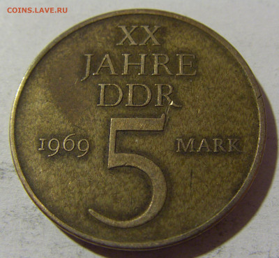 5 марок 1969 20 лет ГДР №1 26.12.21 22:00 М - CIMG6819.JPG