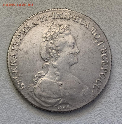 1 рубль 1777 года. - E7ABAD2F-E47A-4774-B610-479436F1B2F4