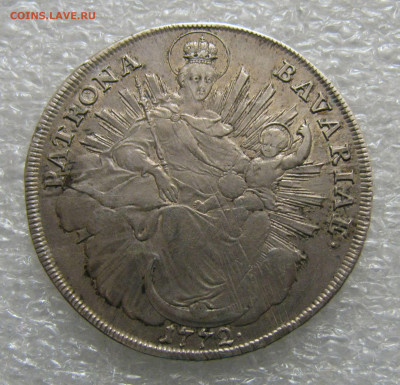 Курфюршество Бавария. Максимилиан III. 1 Талер 1772 года. - 1 ТЛР1772 (4).JPG