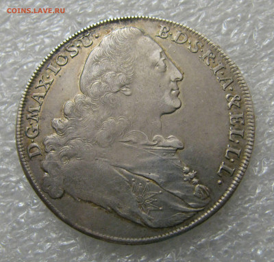 Курфюршество Бавария. Максимилиан III. 1 Талер 1772 года. - 1 ТЛР1772 (3).JPG