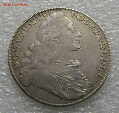 Курфюршество Бавария. Максимилиан III. 1 Талер 1772 года. - 1 ТЛР1772 (2).JPG