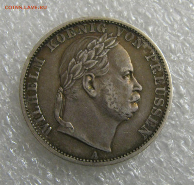 Королевство Пруссия. Вильгельм I. 1 ТАЛЕР 1866 года. Победн. - 1866 (3).JPG