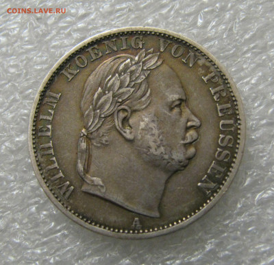 Королевство Пруссия. Вильгельм I. 1 ТАЛЕР 1866 года. Победн. - 1866 (2).JPG