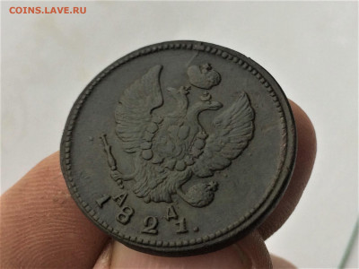 2 копейки Александра1 АД КМ 1821г (к37) 25.12 - Tct0ufhnFIg
