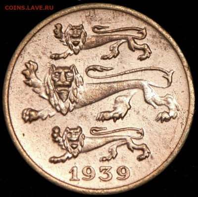 1 цент 1939 год. Эстония. До 26.12.21г в 22.15 МСК - 2021-12-23 21.41.03