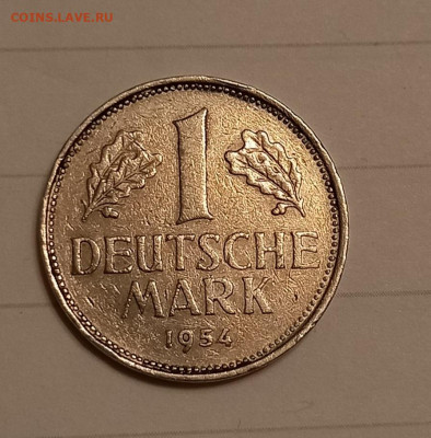 1 deutsche mark 1954 года - 20211223_233218