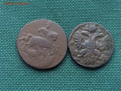 Денга и полушка 1757,1736 (к41)  27.12 - gDh3Um0RS40