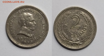 Уругвай 2 сентесимо 1953 года - 30.12 22:00 мск - IMG_20211224_072004