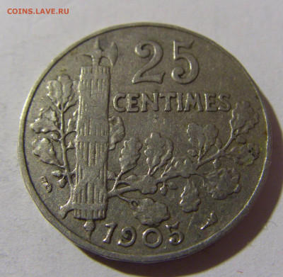 25 сантим 1905 Франция №1 28.12.21 22:00 М - CIMG7440.JPG