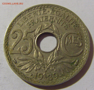 25 сантим 1939 Франция №1 28.12.21 22:00 М - CIMG7444.JPG