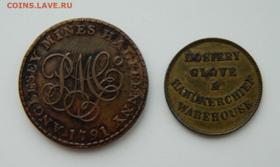 2 пенни 1791 г. Англси - остров 