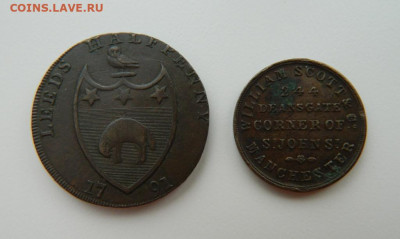 2 пенни 1791 год. Надпись: 