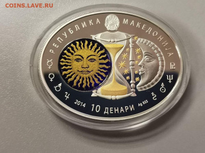 10денар 2015 Македония-Весы, серебро, до 01.01 - С Зодиак-Весы бк-2
