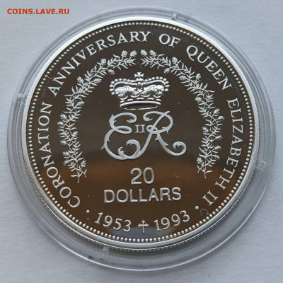 Ниуэ 20 долларов 1993 40 лет коронации Елизаветы до 22 29.12 - PXL_20211022_043345254~2
