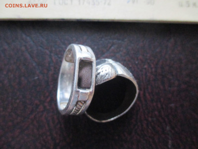 2 печатки мужские  серебро - IMG_0099.JPG