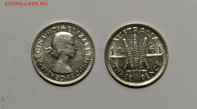 Австралия 3 пенса 1961 г Елизавета II №2 - 3.01 22:00 мск - IMG_20211219_181256