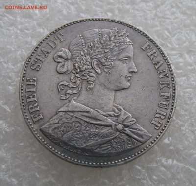Вольный город Франкфурт. 1 ТАЛЕР 1860 года. - ФР1860 (9).JPG