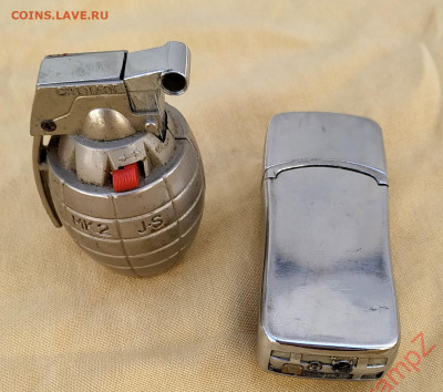 Зажигалки пьеза лимонка и машинка - 230262794.1