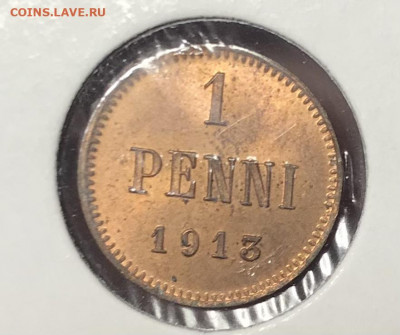 1 пенни 1913 г unc До 8.01.2022 22.00 по МСК - F012ADB1-232D-4019-80EC-3AB3488BCDFF