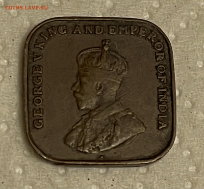 Стрейтс Сетлментс 1 цент 1920 - 33B73207-93A4-4F67-B0BE-03396133994F