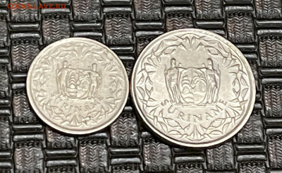 Суринам 10 центов 1989 и 25 центов 1989 - 34A08A69-3AA0-4B4D-AD82-1D2D0ACF0E67
