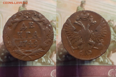 Денга 1735-1766 г. (17 шт.) до 08.01.22 в 22:00 мск - денга 1749