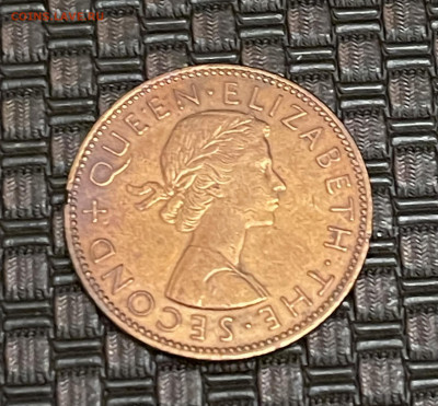 Новая Зеландия 1 пенни 1960 - 7C369FCE-614B-4F93-B551-2F988DEB7C7F