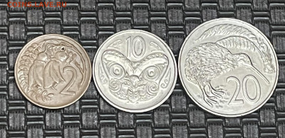 Новая Зеландия 2, 10, 20 центов - 95BA7821-C174-472E-953E-0A36B7C36235