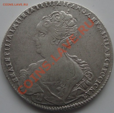 Рубль 1725  год.Е I.Оценка. - 051 006