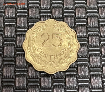 Парагвай 25 сентимо 1953 - F4BB0D9F-A299-43FE-B303-D18E327A694D