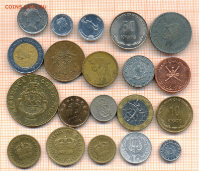 монеты разные 20 штук 12 от 5 руб. фикс цена - лист 12а 001
