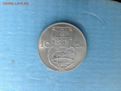 Португалия 10 эскудо 1954г. - IMG_3865.JPG