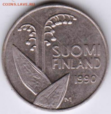 ФИНЛЯНДИЯ 10 пенни 1990 г. до 13.01.22 г. в 23.00 - 018