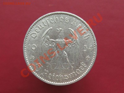 5 марок Германия Кирха 1934 год до 12.11.11.  21-00 - IMG_6101.JPG