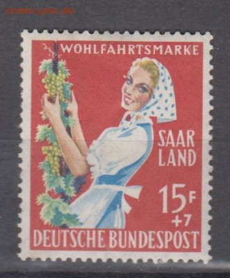 Германия СААР 1958 1м ** девушка до 14 01 - 184