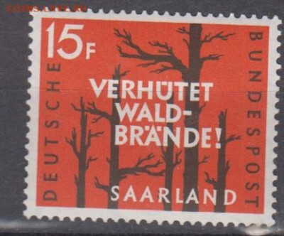 Германия СААР 1958 1м **  до 14 01 - 185