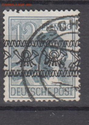 Германия Американо Английская зона 1948 1м 12 пф - 198