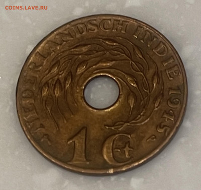Голландская Ост-Индия 1 цент 1945 - 471ECE45-C6F6-46B1-8654-B753D69B91E0