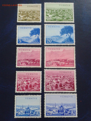Турция 1958-1959 гг. серия "города" 5 и 20 куруш - 20200310_130857