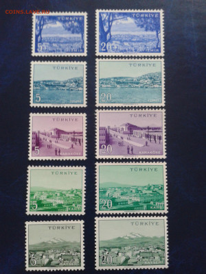 Турция 1958-1959 гг. серия "города" 5 и 20 куруш - 20200310_131341