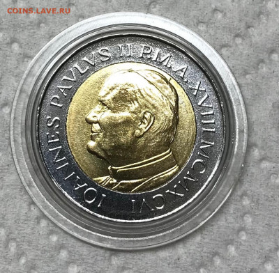 500 лир Ватикан 1996 UNC до 21.30 МСК 16.01.22 - IMG_7564