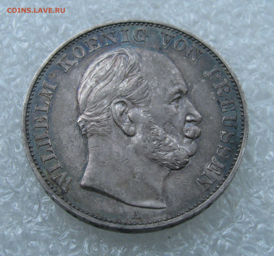 Королевство Пруссия. Вильгельм I. 1 ТАЛЕР 1871 года. Победн - 1 Тал1871 (2).JPG
