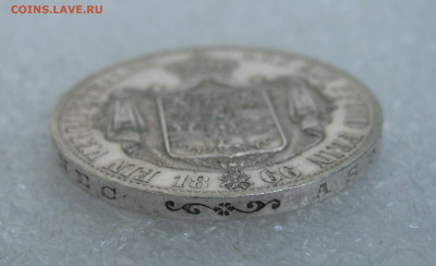 Герцогство Брауншвейг. Вильгельм. 1 ТАЛЕР 1866 года. RR - 1 Тл БР1866 (11).JPG