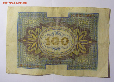 100 марок 1920 Германия (665) 14.01.22 22:00 М - CIMG9965.JPG